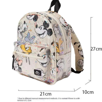 New Disney  Mickey Canvas Bag Women's Versatile Casual Shoulder Bag Commuter Handbag Large Capacity Multifunctional Mommy Bag