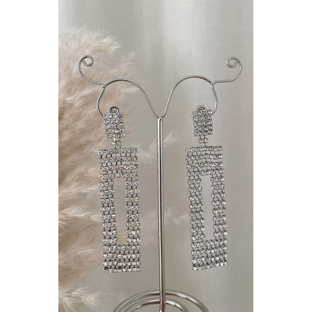 Diamante Drop Earrings