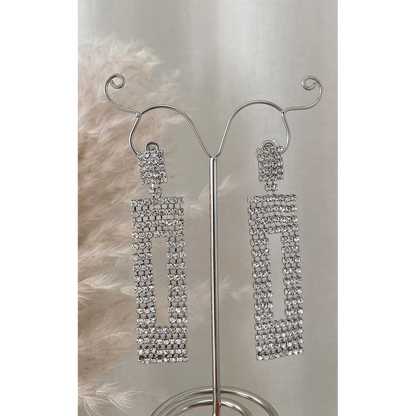 Diamante Drop Earrings