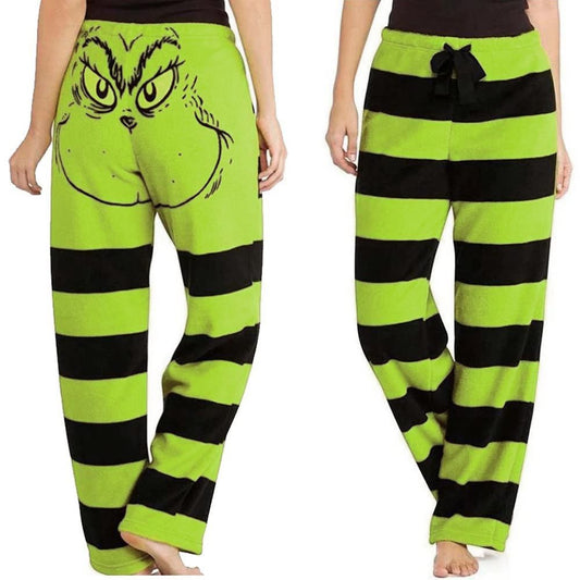 Women's Grinch Christmas pyjama pants