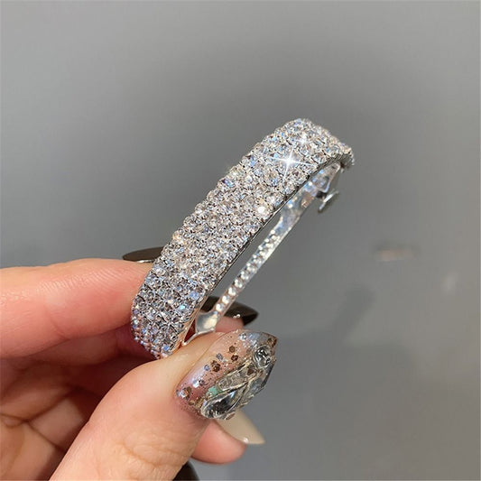 Fashion Girl Metal Rhinestone Hair Clips For Women Hair Barrettes Ponytail Clip Women's Hair Accessories Hairpin Girl Hair Clips