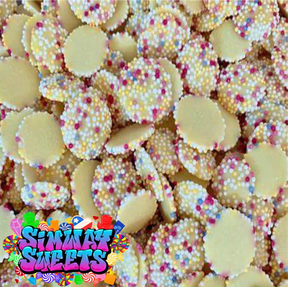 White Jazzles Pick N Mix Sweets Chocolate Bulk Party Kids Wedding Favours