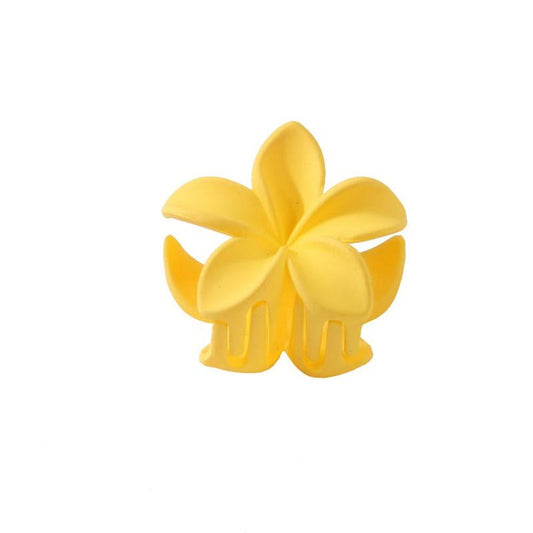 Flower Hair Clip Solid-color Plastic Hair Claws Small Clip Headwear Girl Women Hollowed Out Simple Hair Clip Hair Accessories