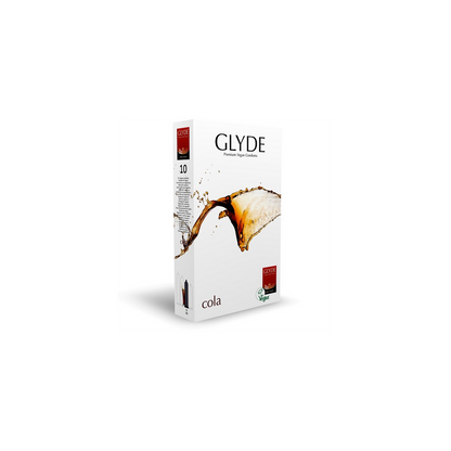 Glyde Ultra Cola Flavour Vegan Condoms 10 Pack