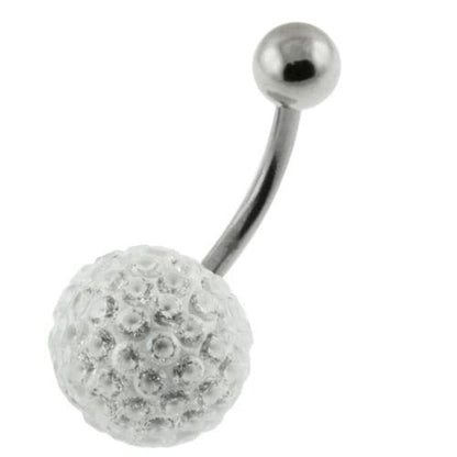 Multi Crystal Genuine CZ Belly Bar