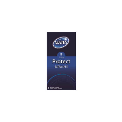 Mates Protect Extra Safe Condoms 9 Pack