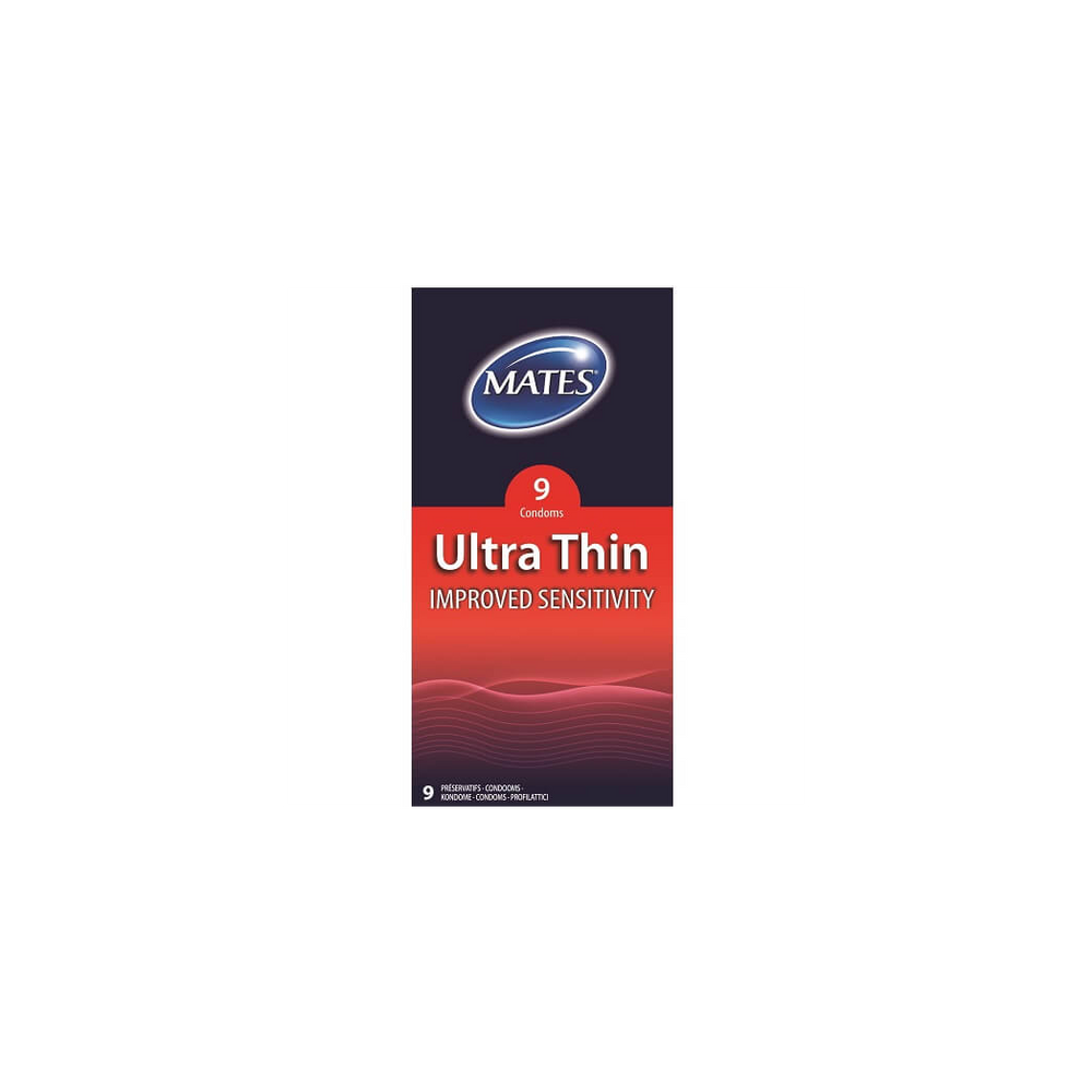 Mates Ultra Thin Condoms 9 Pack