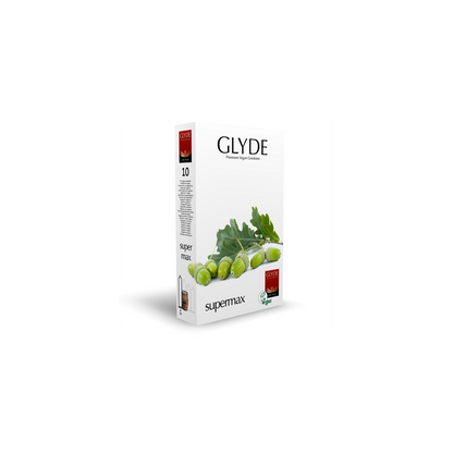 Glyde Ultra Super Max Vegan Condoms 10 Pack